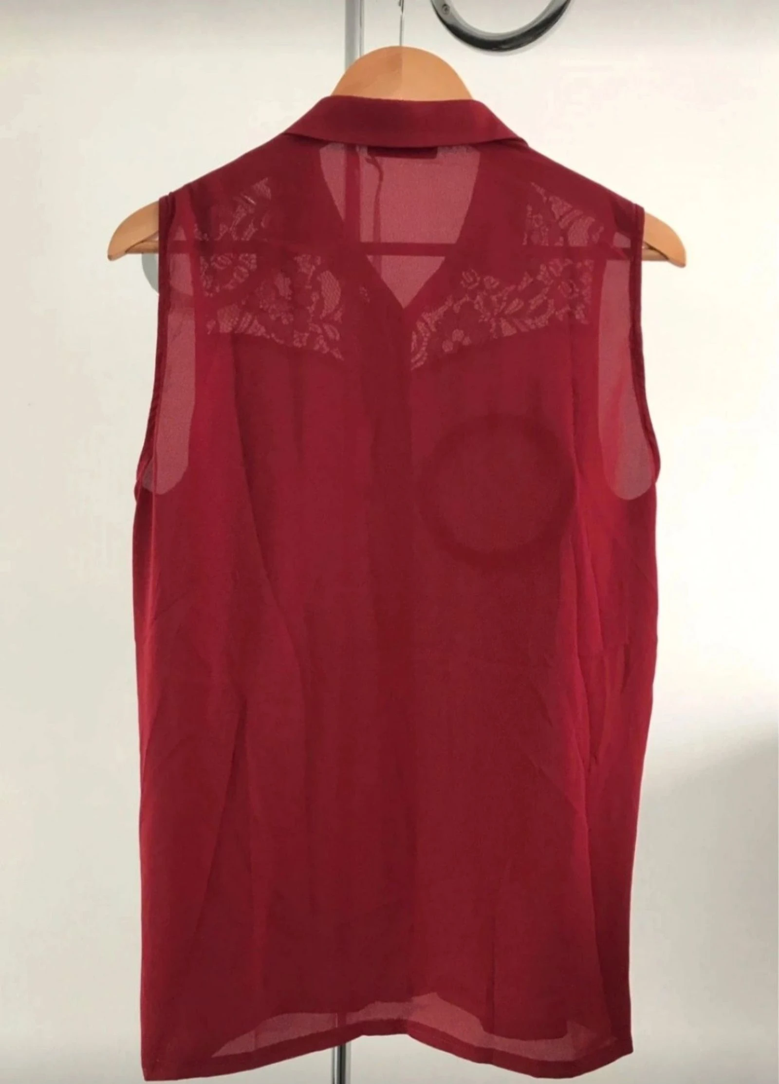 ❤️🖤Top rojo y encaje negro – Talla M – Nuevo con etiqueta. ❤️🖤 – photo 4